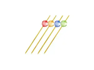 Bambusové bodce PERLA 12cm 100ks